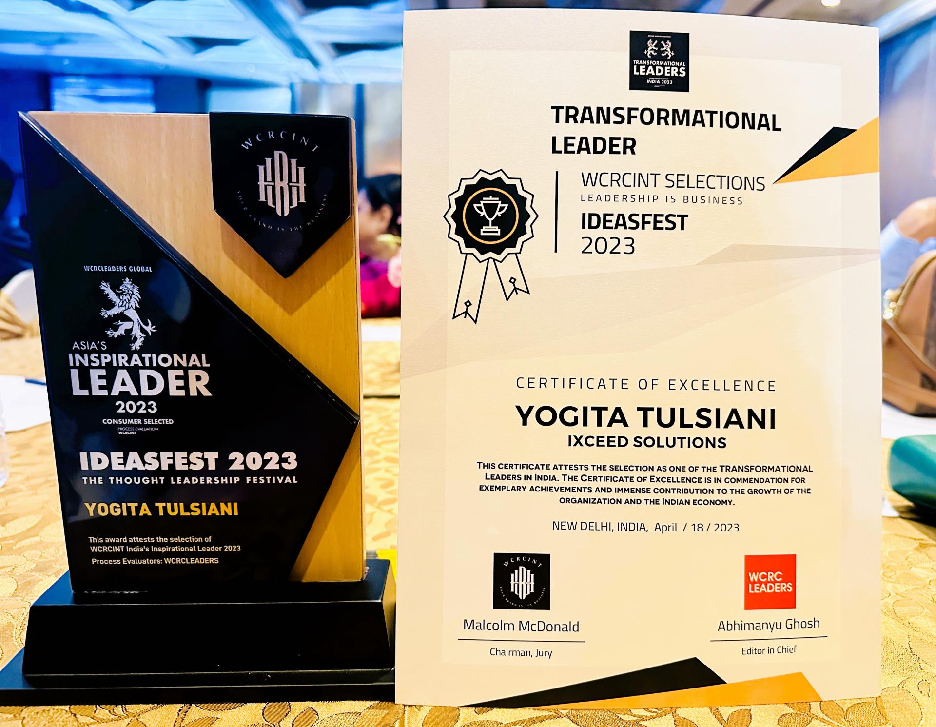 TITAN Women In Business and Leadership Awards Winner - Yogita Tulsiani, Director and Co-Founder of iXceed Solutions gallery