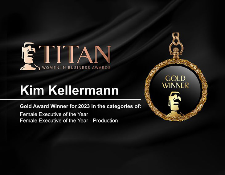 TITAN Women In Business Awards - Kimberly Kellerman is Awarded 2 Gold Awards for Female Executive of the Year!